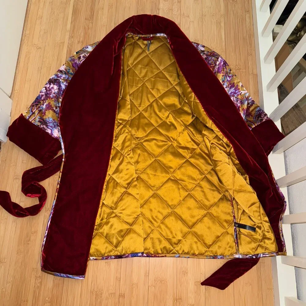 Anthropologie Quilted Robe Jacket - Picture 2 of 7